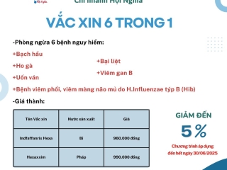 🎉🎉🎉Vắc xin 6 trong 1